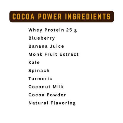 Cocoa Power - Instant Whey Protein Smoothie