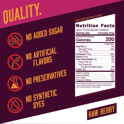 Raw Berry - Instant Whey Protein Smoothie