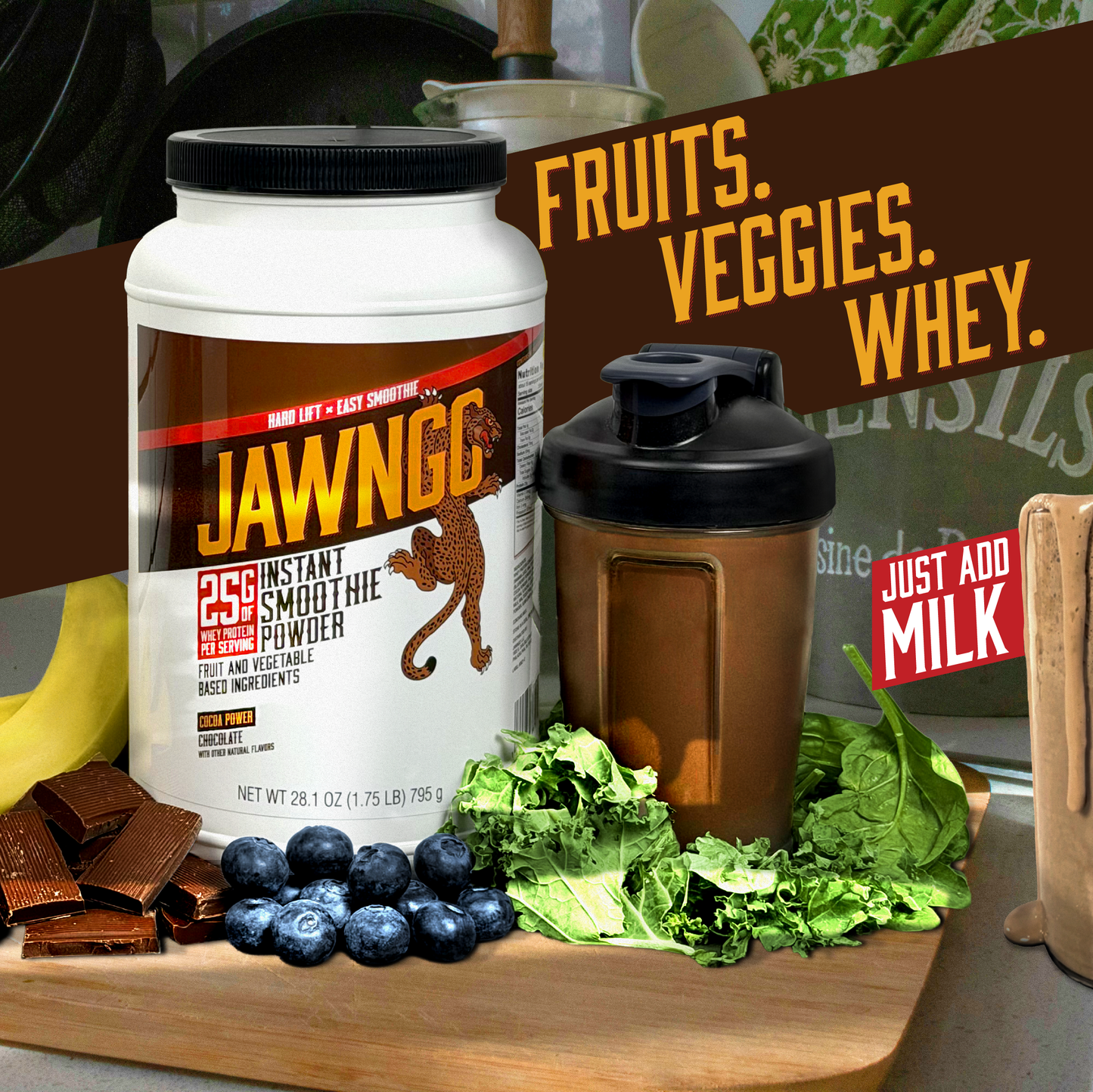 Cocoa Power - Instant Whey Protein Smoothie