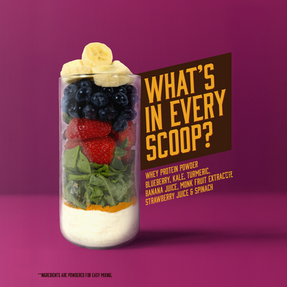 Raw Berry - Instant Whey Protein Smoothie